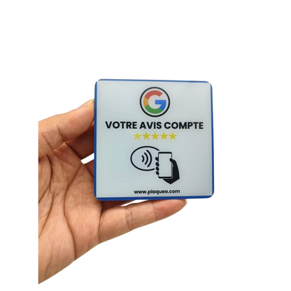 Mini Plaque NFC Google