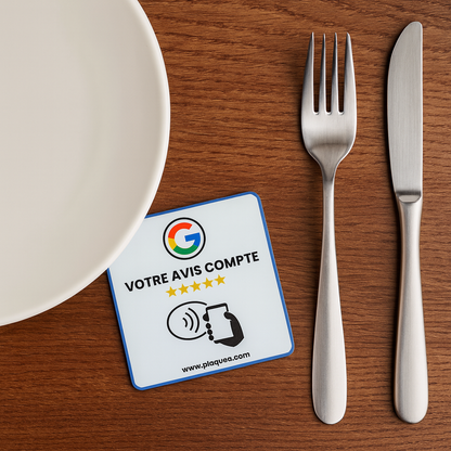 Mini Plaque NFC Google